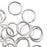 Silver Plated Open Jump Rings 7mm 18 Gauge (50 pcs)