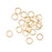 22K Gold Plated Open Jump Rings 6mm 20 Gauge (20 pcs)