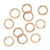 22K Gold Plated Open Jump Rings 5mm 20 Gauge (50 pcs)