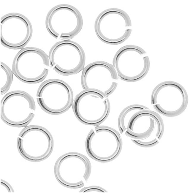 Sterling Silver JUMPLOCK Jump Rings 4mm 20 Gauge (20 pcs)