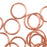 Genuine Copper Open Jump Rings 6mm 21 Gauge (50 pcs)