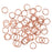 Genuine Copper Open Jump Rings 6mm 21 Gauge (50 pcs)