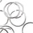 Silver Plated Open Jump Rings 8mm 19 Gauge (50 pcs)