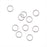 Silver-Filled Split Rings 5mm (10 Pieces)