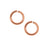 14K Rose Gold Filled 4mm Open Jump Rings 22 Gauge Thick (20 Pieces)