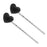 Retired - Night Heart Hair Pins