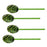 Retired - Peacock Green Hair Pin Set