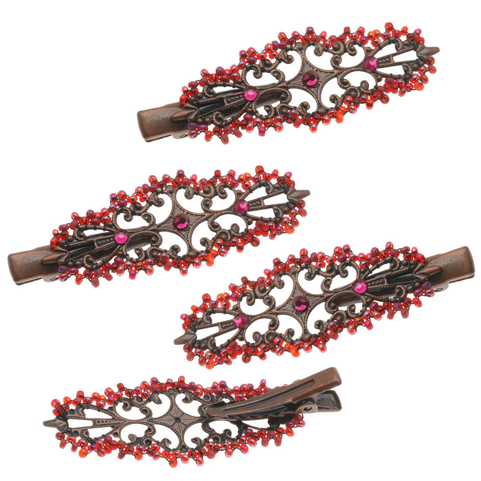 Retired - Rich Berries Hair Clips - Set of 4