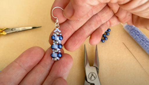 How to Bead Weave the Moonlight Sonata Earrings