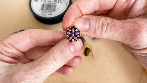 How to Make a Beaded Focal for a Bezel Setting