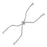 Partially Finished Chain Bracelet End, 6.5 Inches, Silver Plated (1 Piece)