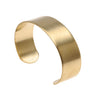 The Beadsmith Solid Brass Flat Cuff Bracelet Base 19mm (0.75 Inch) Wide (1 Piece)