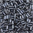 Toho Bugle Tube Beads Size #1 / 2x3mm Metallic Hematite 8 Grams