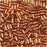 Toho Bugle Tube Beads Size #1 / 2x3mm Gold Lustered African Sunset 8 Grams