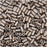 Toho Bugle Tube Beads Size #1 / 2x3mm Metallic Silver Frosted Antique Silver 8g