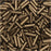 Miyuki Bugle Tube Beads, Cylinder Size #2 6x1.5mm, Matte Metallic Dark Bronze (17 Grams)
