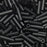 Miyuki Bugle Tube Beads, Cylinder Size #2 6x1.5mm, Matte Black (17 Grams)