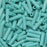Miyuki Bugle Tube Beads, Cylinder Size #2 6x1.5mm, Matte Opaque Turquoise (17 Grams)