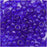Toho Round Seed Beads 6/0 8 Transparent Cobalt 8 Gram Tube