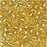 Toho Round Seed Beads 6/0 #22 'Silver Lined Light Topaz' 8g