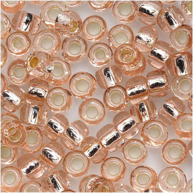 Toho Round Seed Beads 6/0 31 'Silver Lined Rosaline' 8 Gram Tube