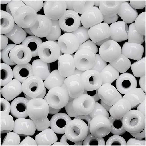 Toho Round Seed Beads 6/0 #41 Opaque White 8 Gram Tube
