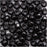 Toho Round Seed Beads 6/0 49 'Opaque Jet' 8 Gram Tube