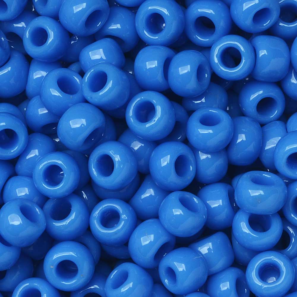 Toho Seed Beads, Round 6/0 #43D 'Opaque Cornflower' (8 Grams)