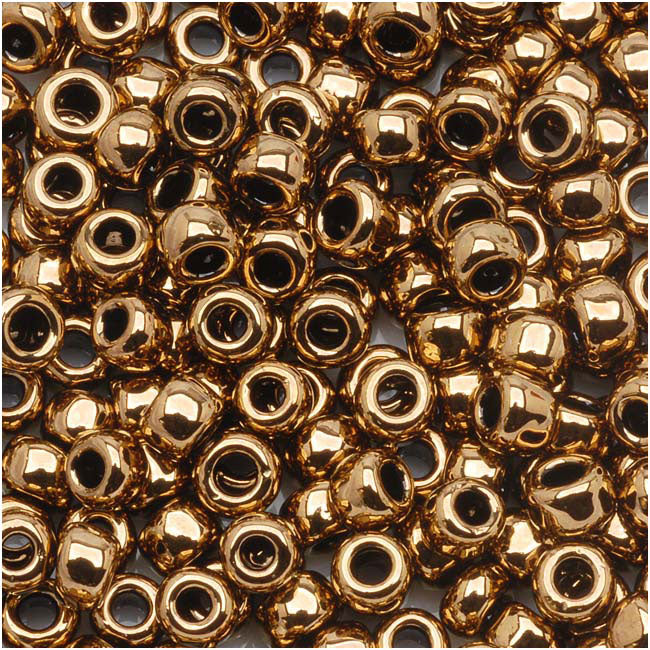 Toho Round Seed Beads 6/0 #221 'Bronze' 8g