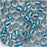 Toho Round Seed Beads 6/0 263 'Rainbow Crystal/Light Capri' 8 Gram Tube