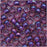 Toho Round Seed Beads 6/0 928 'Rainbow Rosaline/Opaque Purple Lined' 8 Gram Tube