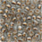 Toho Round Seed Beads 6/0 993 'Gold Lined Black Diamond' 8 Gram Tube
