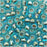 Toho Round Seed Beads 6/0 995 'Gold Lined Rainbow Aqua' 8 Gram Tube