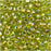Toho Round Seed Beads 6/0 #996 'Gold Lined Rainbow Peridot' 8g