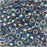 Toho Round Seed Beads 6/0 #997 Gold Lined Rainbow Light Sapphire 8g