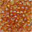 Toho Round Seed Beads 6/0 162C 'Transparent Rainbow Topaz' 8 Gram Tube