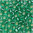 Toho Round Seed Beads 6/0 24B 'Silver Lined Dark Peridot' 8 Gram Tube
