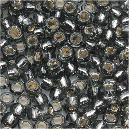 Toho Round Seed Beads 6/0 #29B 'Silver Lined Gray' 8g