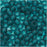 Toho Round Seed Beads 6/0 7BDF 'Transparent Frosted Teal' 8 Gram Tube