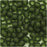 Toho Round Seed Beads 6/0 940F 'Transparent Frosted Olivine' 8 Gram Tube