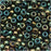 Toho Round Seed Beads 6/0 #507 'Higher Metallic Iris Green' 8g