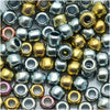 Toho Round Seed Beads 6/0 #721 - Galvanized Blue Gold (8 Grams)