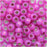 Toho Round Seed Beads 6/0 #2107 - Silver Lined Milky Hot Pink (8 Grams)