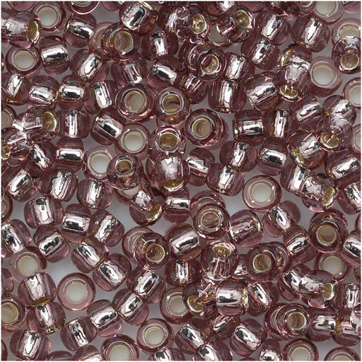Toho Round Seed Beads 8/0 26 'Silver Lined Lt Amethyst' 8 Gram Tube
