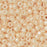 Toho Seed Beads, Round 8/0 #123 'Opaque Lustered Light Beige' (8 Grams)