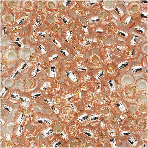 Toho Round Seed Beads 8/0 31 'Silver Lined Rosaline' 8 Gram Tube