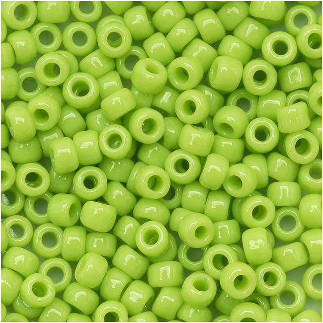 Toho Round Seed Beads 8/0 44 'Opaque Sour Apple' 8 Gram Tube