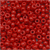 Toho Round Seed Beads 8/0 45 Opaque Pepper Red 8 Gram Tube