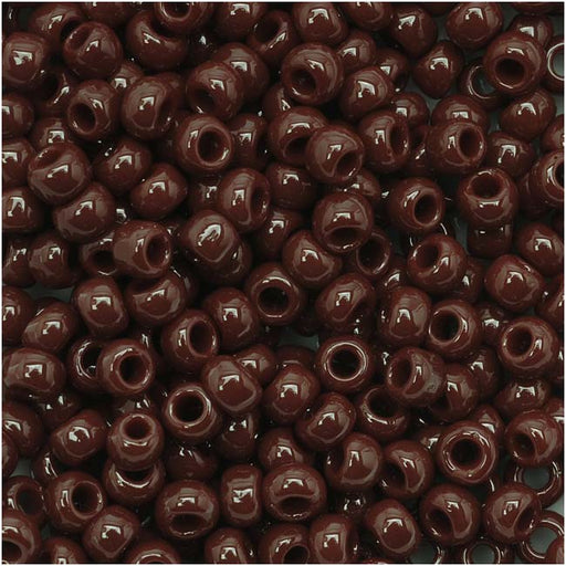 Toho Round Seed Beads 8/0 46 'Opaque Oxblood' 8 Gram Tube