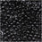 Toho Round Seed Beads 8/0 49 'Opaque Jet' 8 Gram Tube